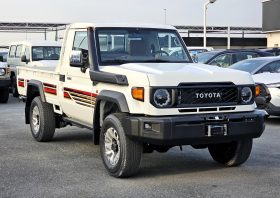 TOYOTA LC79 SINGLE CABIN DIESEL Z AUTO 2.8 V6 – 2025 MODEL – WHITE INSIDE TAN 