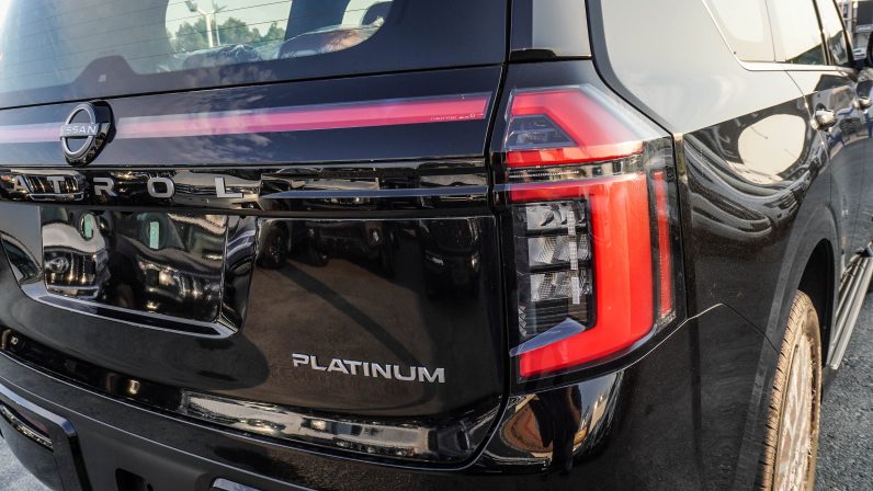 NISSAN PATROL LE PLATINUM 3.5 – 2025 MODEL – BLACK INSIDE RED