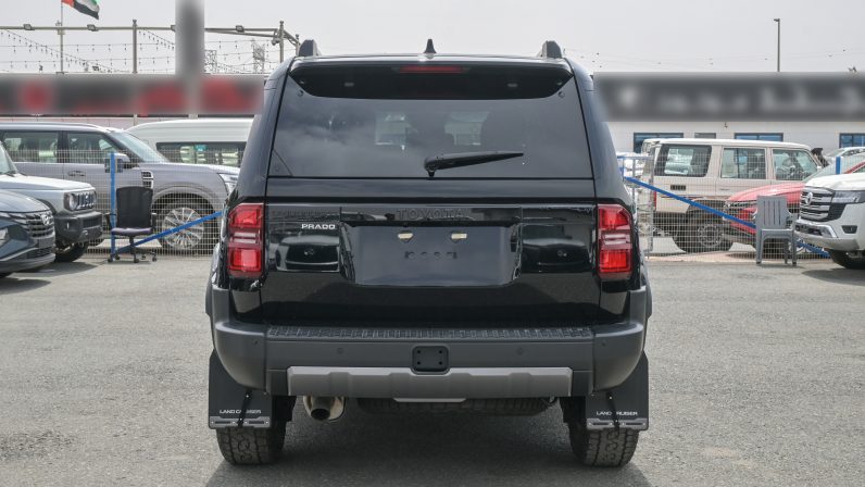 TOYOTA PRADO PETROL 2.4T ADVENTURE – SUNROOF – BLACK INSIDE BLACK