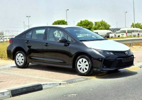 TOYOTA COROLLA 1.6L XLI – BASIC – 2025 MODEL – BLACK INSIDE BEIGE – OMANI