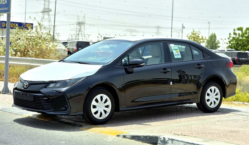 
								TOYOTA COROLLA 1.6L XLI – BASIC – 2025 MODEL – BLACK INSIDE BEIGE – OMANI full									