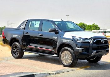 HILUX ADVENTURE PETROL 4.0L – FULL – 2025 MODEL  – BLACK INSIDE BLACK – YEMEN SPECS