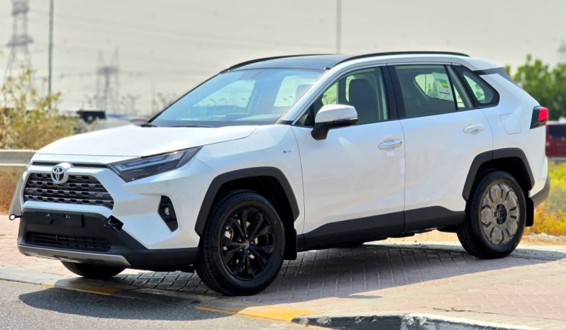 
								TOYOTA RAV4 2.5 HEV – LIMITED OPTION – WITHOUT RADAR – 2025 MODEL – WHITE INSIDE BLACK – YEMEN SPECS full									