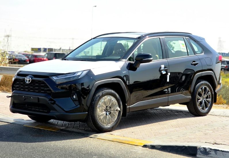 TOYOTA RAV4 2.5 HYBRID – XLE – G – MID OPTIONS – 2025 MODEL – BLACK INSIDE BEIGE – GCC SPECS