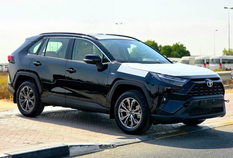 TOYOTA RAV4 2.5 HYBRID – XLE – G – MID OPTIONS – 2025 MODEL – BLACK INSIDE BEIGE – GCC SPECS