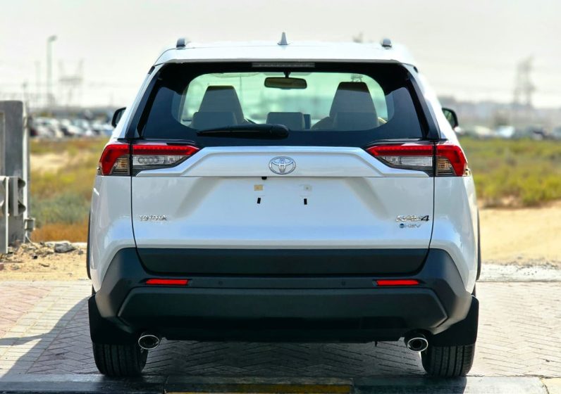 TOYOTA RAV4 2.5 HYBRID – XLE – G – MID OPTIONS – 2025 MODEL – WHITE INSIDE BEIGE – GCC SPECS