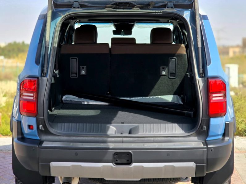 TOYOTA PRADO 2.4T PETROL – ADVENTURE HIGH PACKAGE – MEMORY SEATS – RADAR – HUD – 2025 MODEL – BLUE INSIDE BROWN