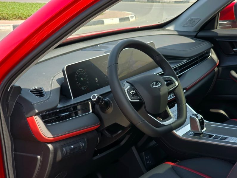 TIGGO 4 PRO – 1.5L – LUXURY SPECS – GCC – 2026 MODEL – RED INSIDE BLACK/RED – GCC SPECS