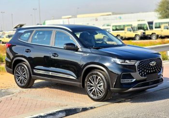 CHERY TIGGO 8 PRO MAX – 1.6L – LUXURY – MEMORY SEAT – PANORAMA – FULLY LOADED – 2025 MODEL – BLACK INSIDE DARK BROWN – GCC SPECS